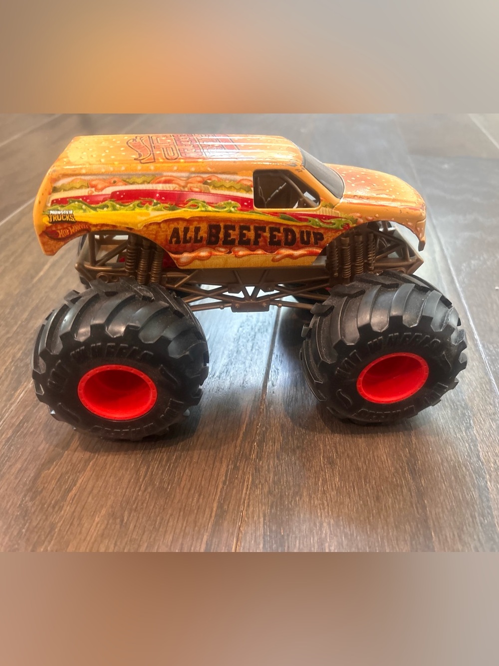 Hot Wheels “All Beefed Up” Monster Truck Toy